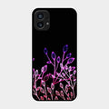 Multicolor Flower Print Glass Case Cover For Nothing Phone 1