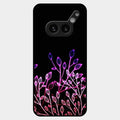 Multicolor Flower Print Glass Case Cover For Nothing Phone 2A Plus