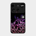 Multicolor Flower Print Glass Case Cover For Nothing Phone 3 5G
