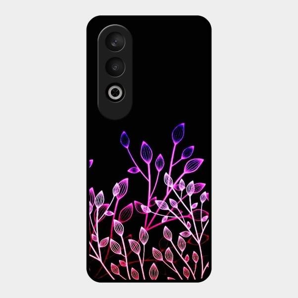 Multicolor Flower Print Glass Case Cover For Oneplus Nord Ce 4 5G