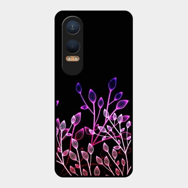 Multicolor Flower Print Glass Case Cover For Oneplus Nord Ce 4 Lite 5G