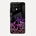Multicolor Flower Print Glass Case Cover For Oppo F31 5G