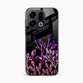 Multicolor Flower Print Glass Case Cover For Oppo Find X9 5G