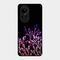 Multicolor Flower Print Glass Case Cover For Oppo Reno 10 5G