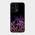 Multicolor Flower Print Glass Case Cover For Oppo Reno 13 5G