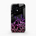 Multicolor Flower Print Glass Case Cover For Oppo Reno 15 5G