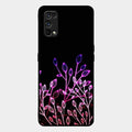 Multicolor Flower Print Glass Case Cover For Realme 7 Pro