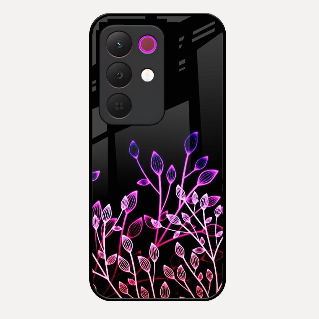 Multicolor Flower Print Glass Case Cover For Realme C85 5G
