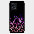 Multicolor Flower Print Glass Case Cover For Redmi Note 12 5G