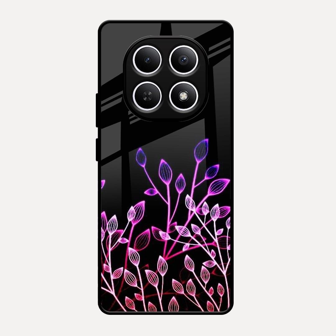 Multicolor Flower Print Glass Case Cover For Redmi Note 15 5G