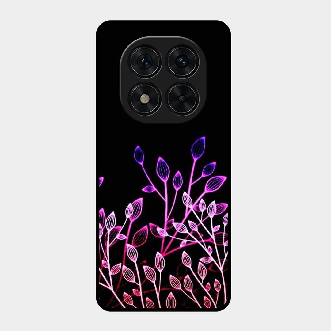 Multicolor Flower Print Glass Case Cover For Redmi Note 15 Pro Plus 5G