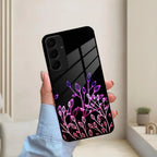 Multicolor Flower Print Glass Case Cover For Samsung - ShopOnCliQ