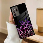 Multicolor Flower Print Glass Case Cover For Samsung - ShopOnCliQ