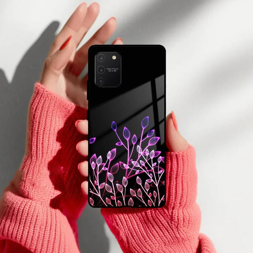 Multicolor Flower Print Glass Case Cover For Samsung - ShopOnCliQ