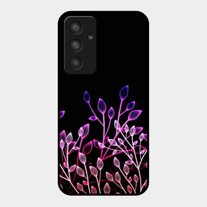 Multicolor Flower Print Glass Case Cover For Samsung Galaxy A54 5G