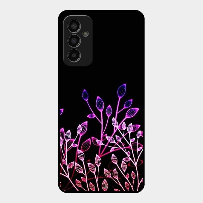 Multicolor Flower Print Glass Case Cover For Samsung Galaxy F13