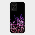 Multicolor Flower Print Glass Case Cover For Samsung Galaxy M33 5G