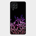 Multicolor Flower Print Glass Case Cover For Samsung Galaxy M53 5G