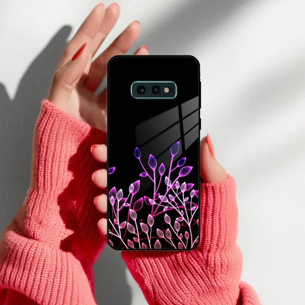 Multicolor Flower Print Glass Case Cover For Samsung - ShopOnCliQ