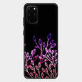 Multicolor Flower Print Glass Case Cover For Samsung Galaxy S20 Plus
