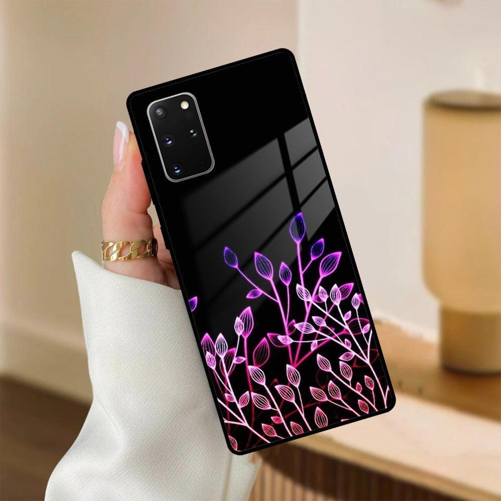 Multicolor Flower Print Glass Case Cover For Samsung - ShopOnCliQ