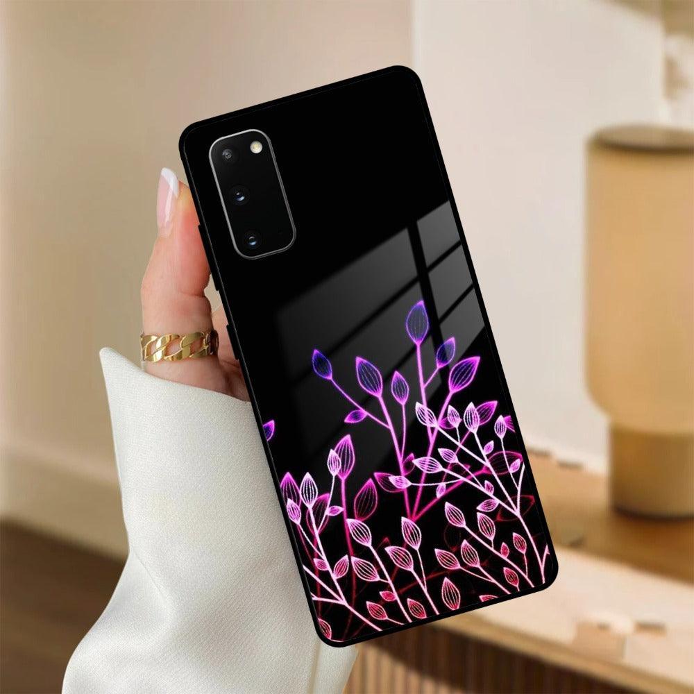 Multicolor Flower Print Glass Case Cover For Samsung - ShopOnCliQ