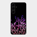Multicolor Flower Print Glass Case Cover For Samsung Galaxy S24 Plus 5G