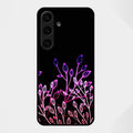 Multicolor Flower Print Glass Case Cover For Samsung Galaxy S25 FE 5G