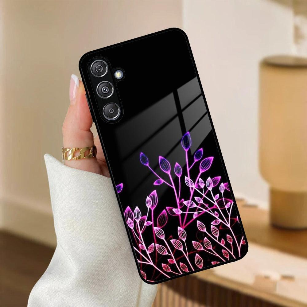 Multicolor Flower Print Glass Case Cover For Samsung - ShopOnCliQ
