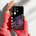 Multicolor Flower Print Glass Case Cover For Vivo - ShopOnCliQ