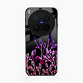 Multicolor Flower Print Glass Case Cover For Vivo X300 Pro 5G