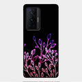 Multicolor Flower Print Glass Case Cover For Vivo X70 Pro 5G