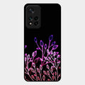 Multicolor Flower Print Glass Case Cover For Xiaomi 11I 5G
