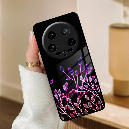 Multicolor Flower Print Glass Case Cover For Redmi - ShopOnCliQ
