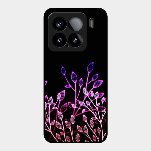 Multicolor Flower Print Glass Case Cover For Xiaomi 15 5G