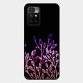 Multicolor Flower Print Glass Case Cover For Xiaomi Redmi 10 Prime