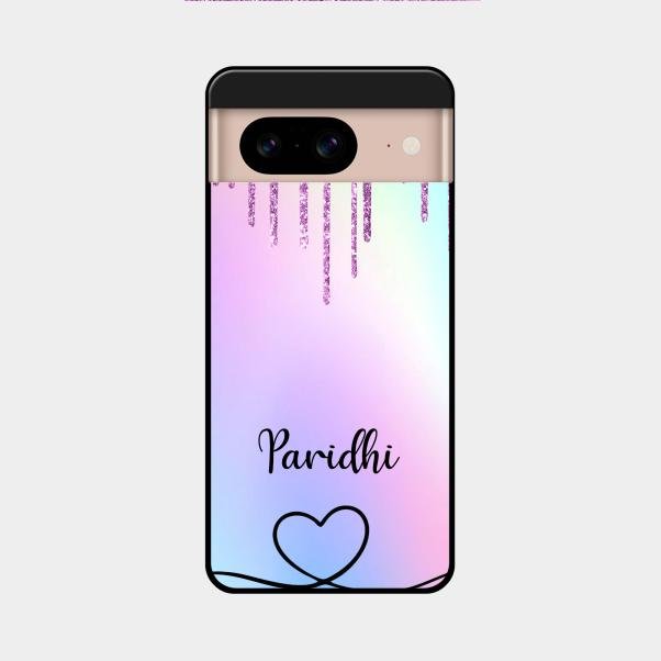 MultiColor Glitter Glass Case For Google Pixel 8 5G