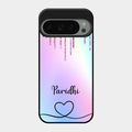 MultiColor Glitter Glass Case For Google Pixel 9 Pro 5G