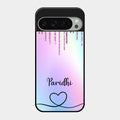 MultiColor Glitter Glass Case For Google Pixel 9 Pro Xl