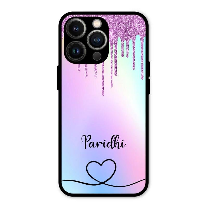 MultiColor Glitter Glass Case For iPhone 13 Pro Max