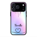 MultiColor Glitter Glass Case For iPhone 17 Pro Max
