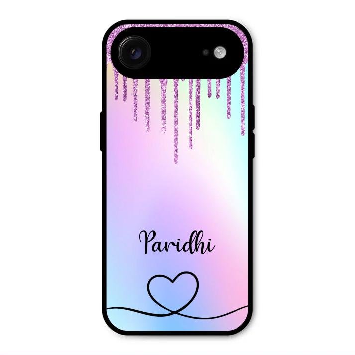 MultiColor Glitter Glass Case For iPhone Air