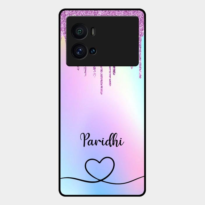 MultiColor Glitter Glass Case For Iqoo 9 Pro 5G