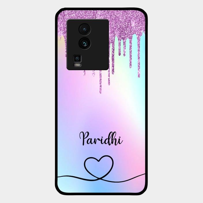MultiColor Glitter Glass Case For Iqoo Neo 7 Pro 5G