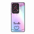 MultiColor Glitter Glass Case For Motorola Edge 50 Fusion 5G
