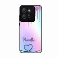 MultiColor Glitter Glass Case For Motorola Edge 50