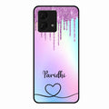MultiColor Glitter Glass Case For Motorola g84 5G