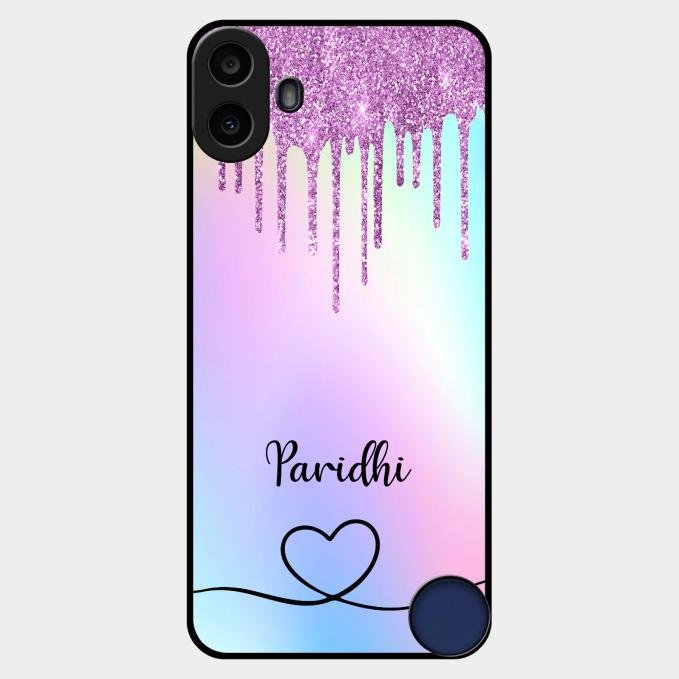 MultiColor Glitter Glass Case For Nothing Cmf Phone 1