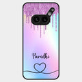 MultiColor Glitter Glass Case For Nothing Phone 2A Plus