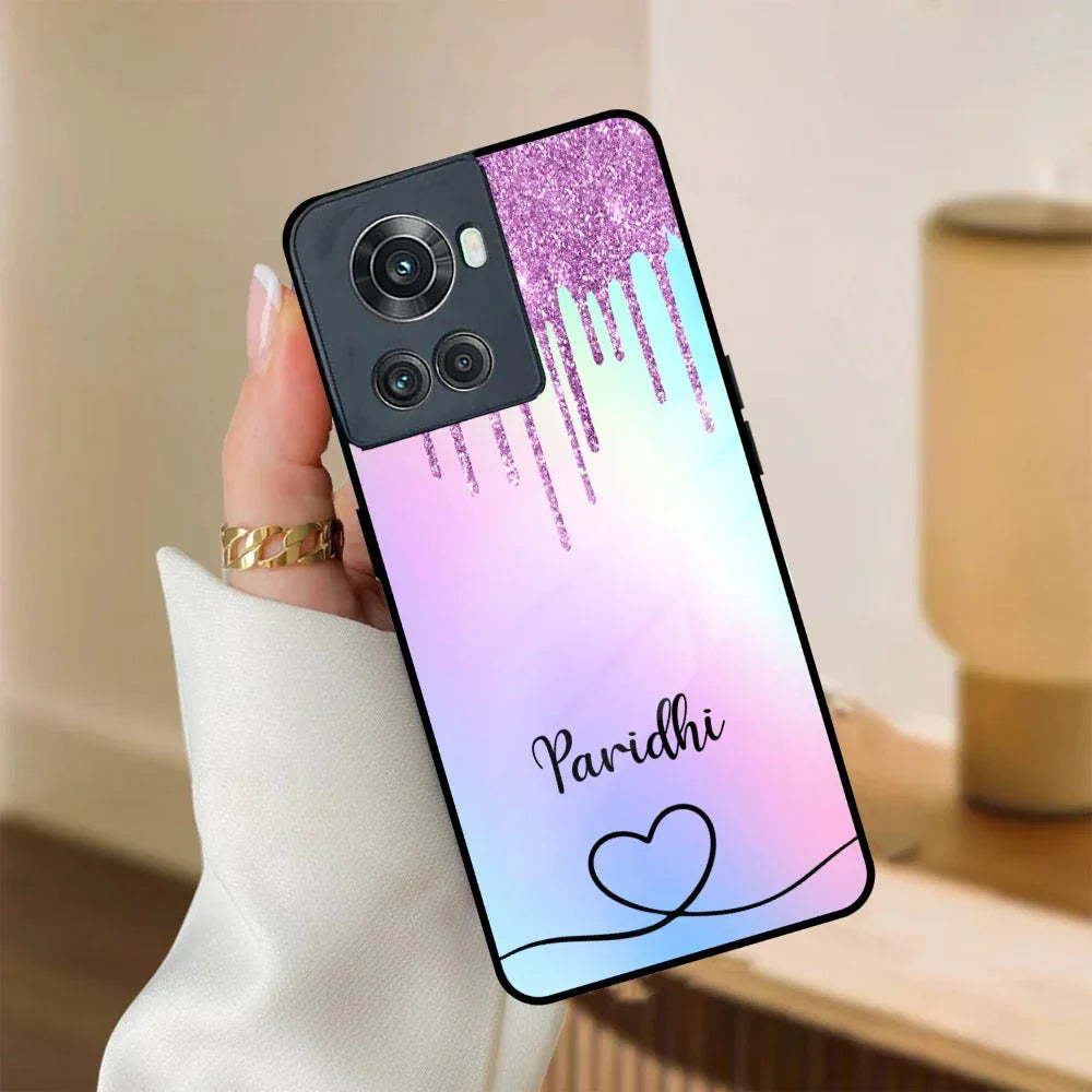 MultiColor Glitter Glass Case For OnePlus - ShopOnCliQ